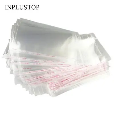 Image de Sacs Cellophane Transparent Auto-Adhésifs - Lot de 100 à 300 Pièces