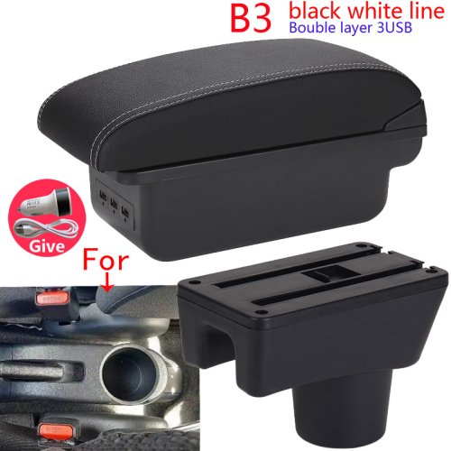 B3 Black white 3USB