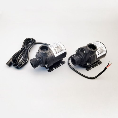 Imagen de Mini bomba de agua sumergible para acuario, Motor sin escobillas DC12V o DC24V, fuente de estanque para pecera, bomba de agua ultrasilenciosa para jardín