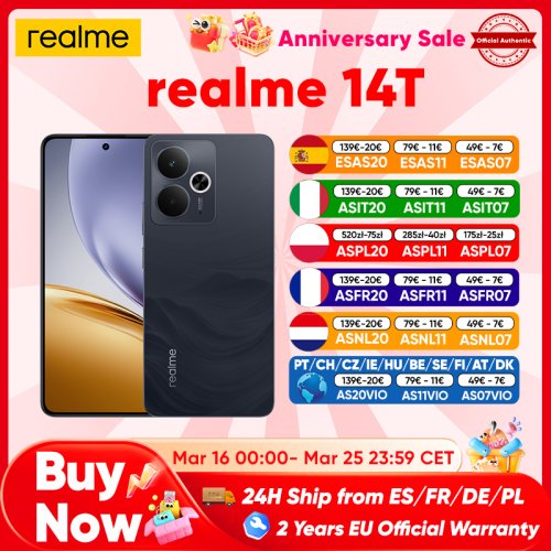 Imagen de Smartphone Realme 14T 5G: Potencia y Estilo en tu Mano