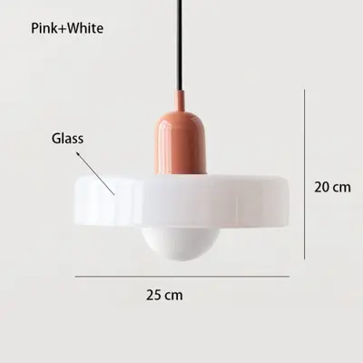 Image de Lustre Verre Rétro Nordique - Éclairage Moderne & Chic
