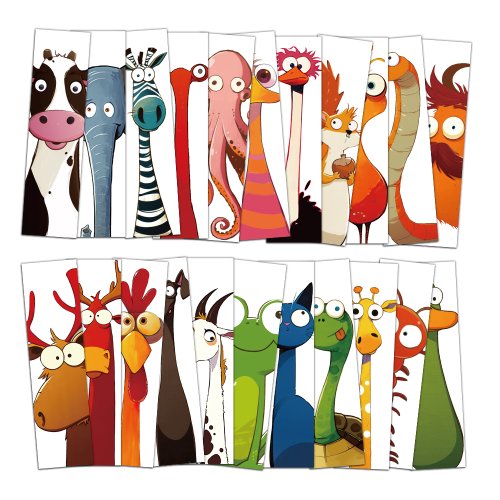 Image de Marque-pages animaux mignons - 30 pièces