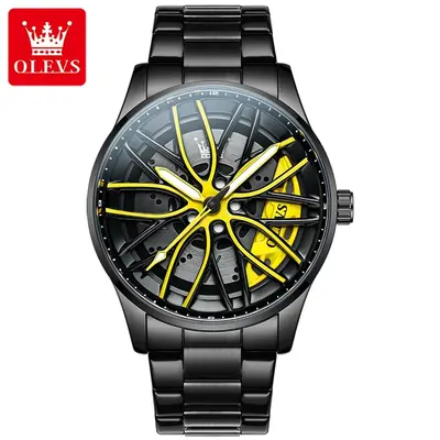 Image de Montre Homme Luxe Acier Inoxydable - Design Élégant & Quartz Précis
