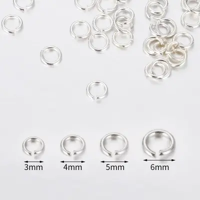 Image de Anneaux de Saut en Argent Sterling 925 - Connecteurs pour Bijoux