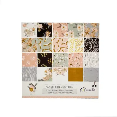 Image de Papiers Scrapbooking Motifs Créatifs 6" - Sans Acide