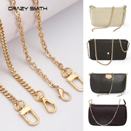 Image of Premium Metal Bag Chain Strap Replacement – Transform Your Handbag with Stylish Crossbody, Shoulder, or Underarm Extension Chains for DIY Fashion Accessories