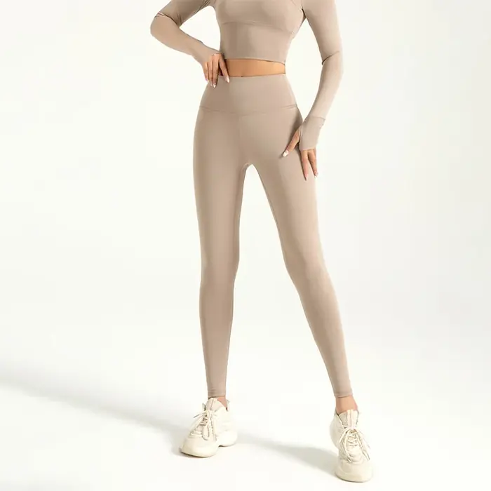 Image de Leggings de Yoga Haute Taille Sans Couture