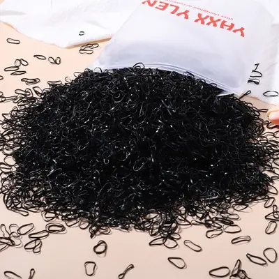 Image de Bandes Élastiques pour Cheveux Enfants - Lot de 500, 1000 ou 2000 Pièces
