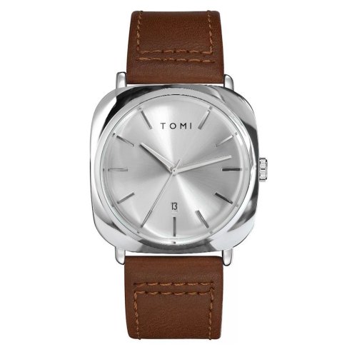 Image of TOMI Men's Fashion Business Design Watch Square Small Disc Watch High Quality Minimalist Design Elegant Men's Watch Quartz Watch