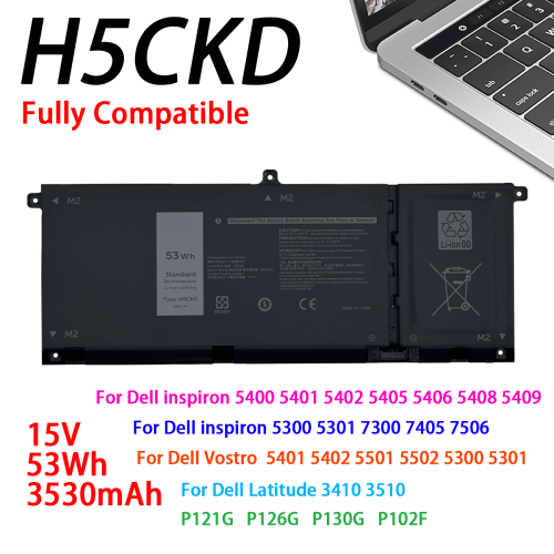 Immagine di Batteria Compatibile per Dell Latitude e Inspiron - Lunga Durata e Alta Performance
