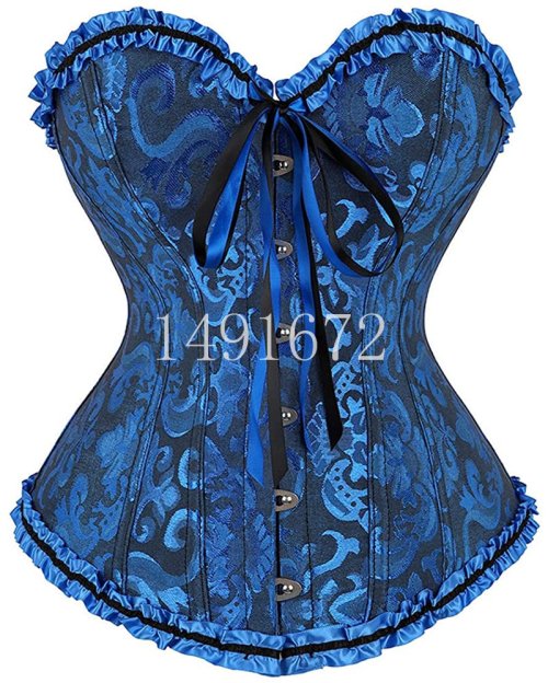 Immagine di Corsetto Vintage Overbust Donna – Eleganza Vittoriana in Lingerie