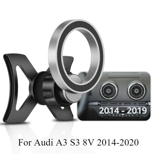Imagen de Soporte magnético de teléfono para Audi A3 S3 8V 2014-2020, soporte de Clip para salida de aire, sop...
