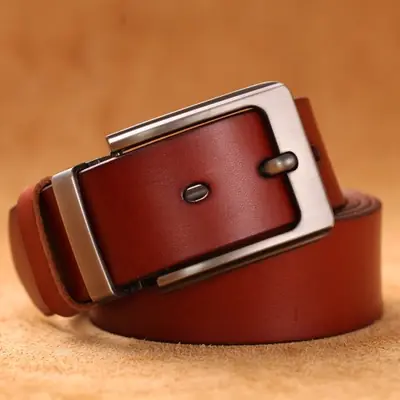 Image de Ceinture Homme Cuir Véritable - Noir & Marron