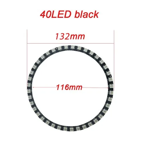 40Led zwart