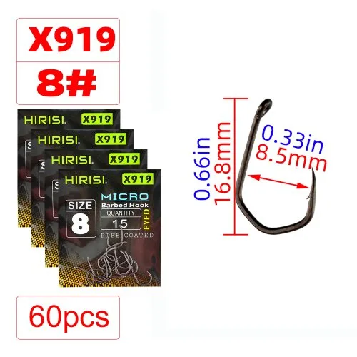 60Pcs größe 8