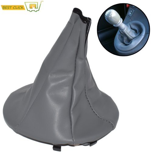 Image of PU Leather Gear Shift Gaiter Boot Dust Cover for Fiat 500, 500C, Panda (2003-2012) - Premium Interior Protection