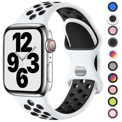 Imagen de Correa para Apple Watch Band 44mm 49mm 45mm 40mm 41mm 38mm 42mm correa pulsera deportiva transpirable iwatch serie 8 SE 7 6 5 9 Ultra