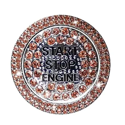 Image de Autocollants Diamant pour Bouton de Démarrage Voiture