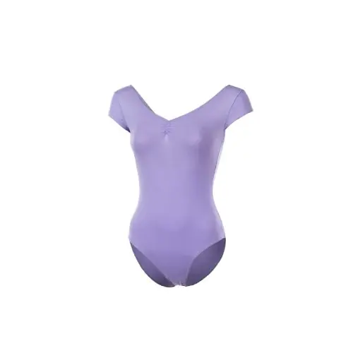 Image de Justaucorps Sansha Femme Manches Courtes V-Cou & V-Back
