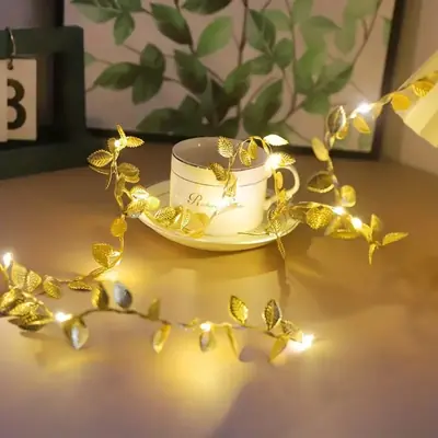 Image de Guirlande Lumineuse Féerique Dorée & Argentée