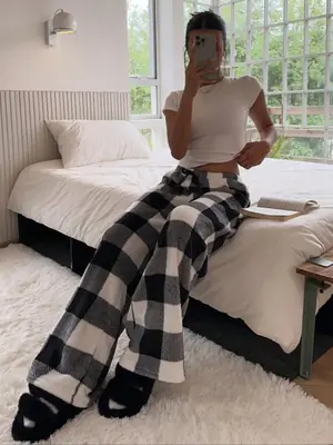 Image de Pantalon Décontracté Imprimé Léopard Femme