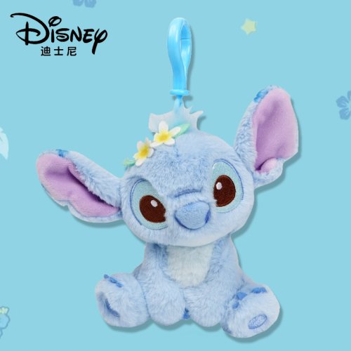 Immagine di Portachiavi Disney Stitch in Peluche Morbido – Ciondolo Carino per Zaino, Regalo Perfetto per Bambini e Amanti dei Cartoni Animati