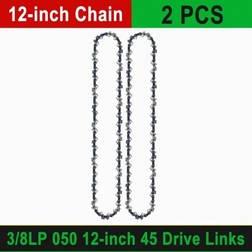2pcs 12-pouce chaîne