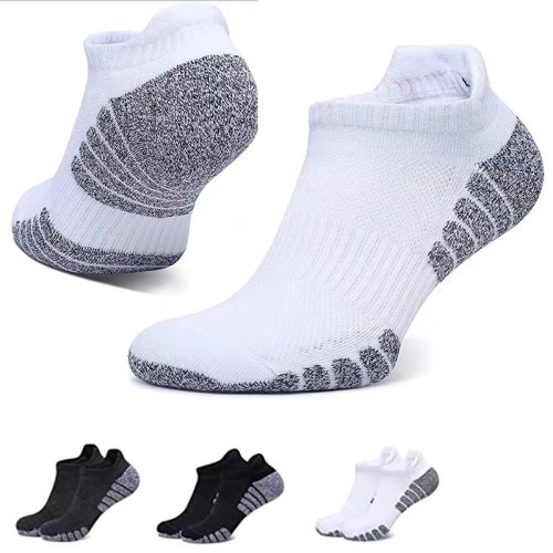 Bild von 3 Paar hochwertige Lauf- & Fitness-Socken für Herren und Damen – atmungsaktive Kurzsocken aus weichem Baumwollmischgewebe für Outdoor-Sport und Alltag