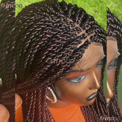 Zdjęcie Peruka Box Braids bez Węzełków – Full Lace Front