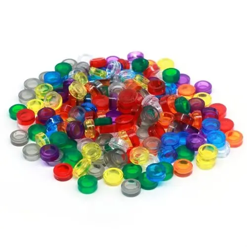 Image de Briques Transparentes 1x1 - 200 Pièces pour Créations MOC