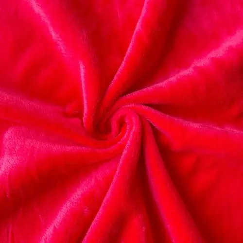 Image de Tissu Velours Peluche - Doux & Uni pour Créations Artisanales