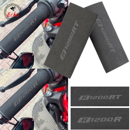 Immagine di Copri Manubrio Antiscivolo Termoretraibile per BMW R1200RT, R1250RT, R1200R - Accessorio Moto di Alta Qualità per una Guida Sicura e Comfortevole