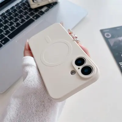 Image de Coque MagSafe Silicone Liquide Ultra Mince pour iPhone