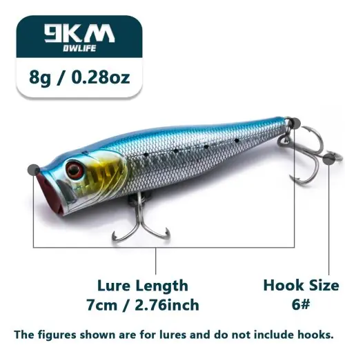 Bleu - 7cm 8g