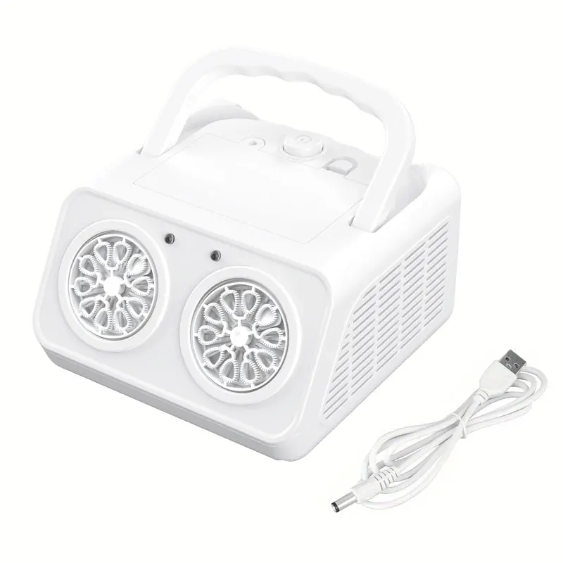 Afbeelding van Handheld automatische bellenblaasmachine, draagbare bellenblaasmachine voor kinderen, buitenhuwelijksspel, bubbelwater zonder batterij