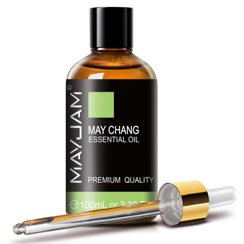 Afbeelding van MayJam 100ml - Puur Natuurlijke Essentiële Olie met May Chang, Sandelhout, Lavendel, Vanille, Oregano & Eucalyptus voor Huid- en Haarverzorging