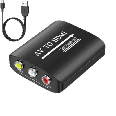 Image de Adaptateur Composite AV vers HDMI 1080p - Connectez Vos Consoles Rétro