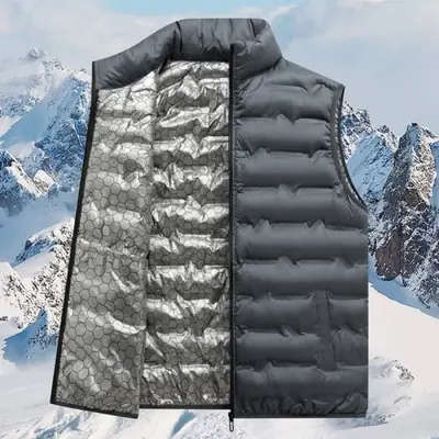 Image de Gilet Homme Hiver Chauffant - Tailles XL à 8XL