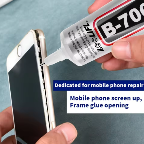 Afbeelding van B7000 Industriële Contactlijm - Sterke, Transparante Lijm voor Mobiele Telefoon Reparatie en DIY Projecten - Ideaal voor Touchscreen Glas en Elektronica (15ml & 110ml)
