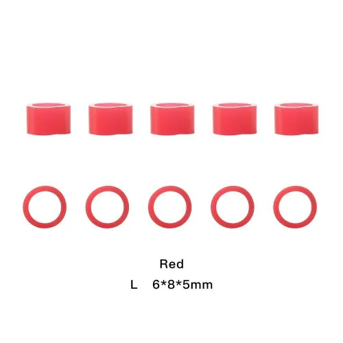 100 piezas grande rojo