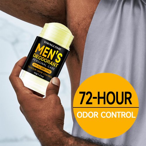 Déodorant Bâton Santal Homme - Anti-Transpirant & Parfum Durable