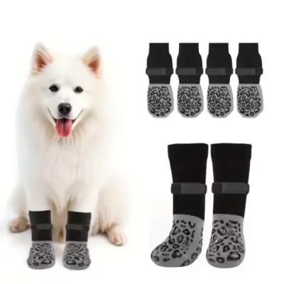 Image de Bottes Protectrices pour Chiens - Imperméables & Antidérapantes