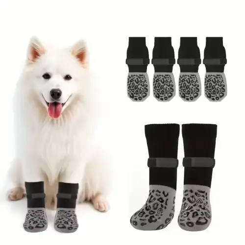 Image de Bottes Protectrices pour Chiens - Imperméables & Antidérapantes