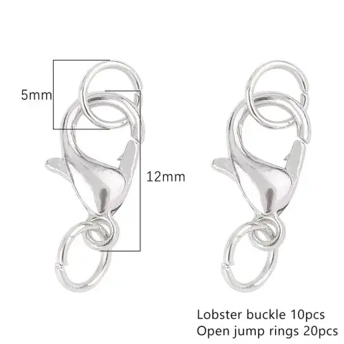 12 mm Argenté