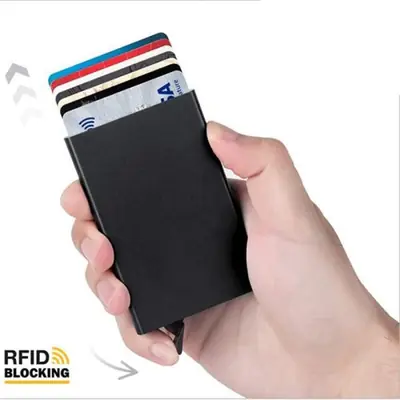 Portefeuille Anti-RFID Intelligent & Mince