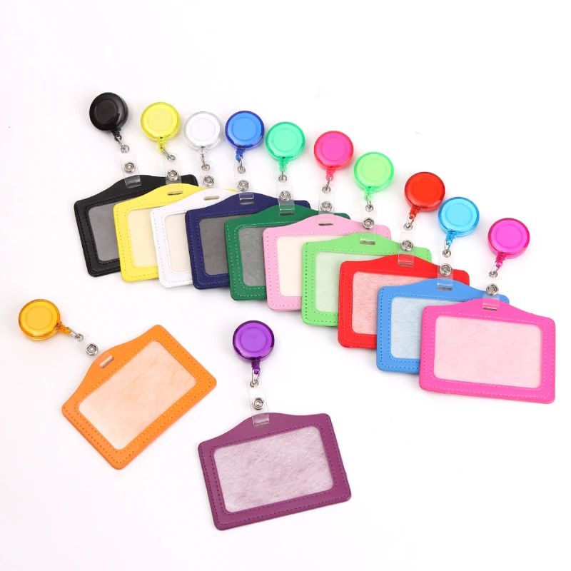 Immagine di Porta Documenti Kawaii per Bambini con Chiusura a Cerniera Facile, Porta Carte d'Identità e Biglietti di Trasporto in Pelle PU, Portachiavi in Plastica, Regalo Ideale per Studenti