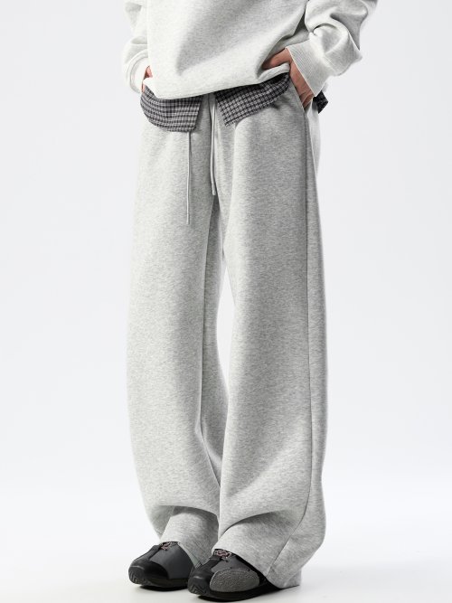 Immagine di Pantaloni Sportivi da Uomo Dukeen 400g, Modello Dritto e Pesante, Autunno 2025, Stile Casual e Attivo con Vestibilità Rilassata