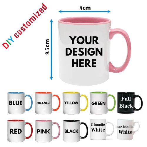 Image of Personalized Photo Mug with Custom Name, Logo, and Text – Custom Coffee Mugs & Tea Cups for Mothers Day, Weddings, or Surprising Gifts