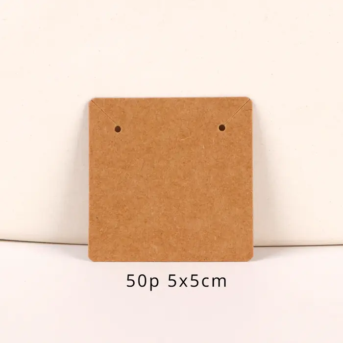5x5cm brązowy karta