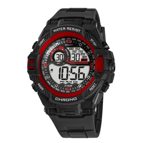 Immagine di Orologio Sportivo Impermeabile con Display LED Digitale – Orologio Elettronico Militare da Uomo, Ideale per Ragazzi, Studenti e Adolescenti